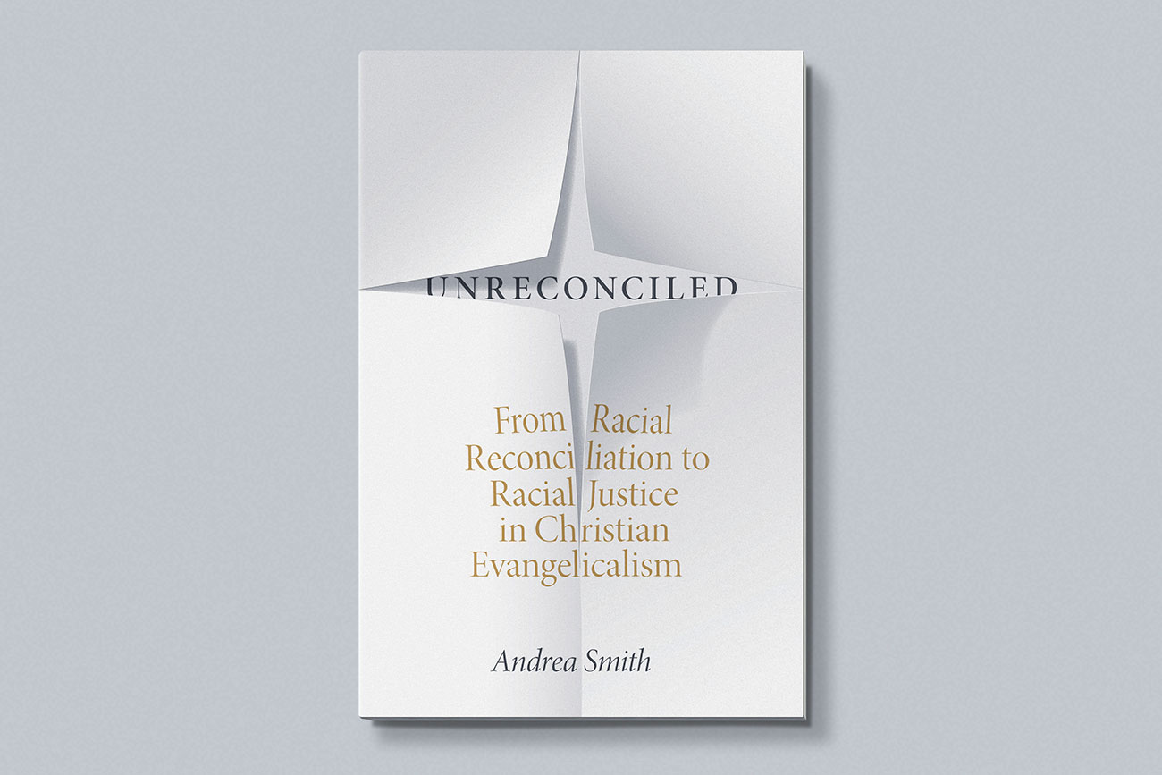 Cover design for Unreconciled by Andrea Smith, designed by Drew Sisk, published by Duke University Press