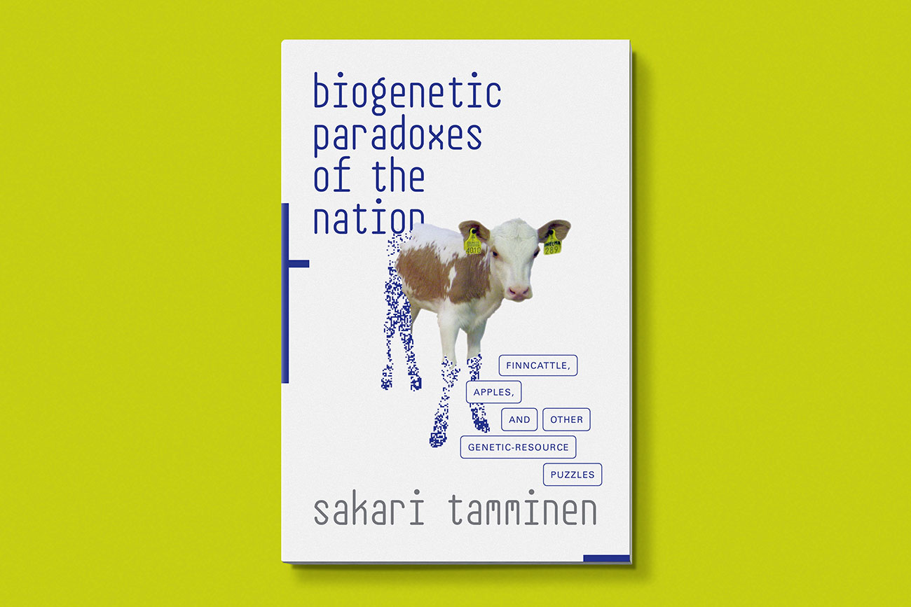 Cover design for Biogenetic Paradoxes by Sakari Tamminen, designed by Drew Sisk, published by Duke University Press