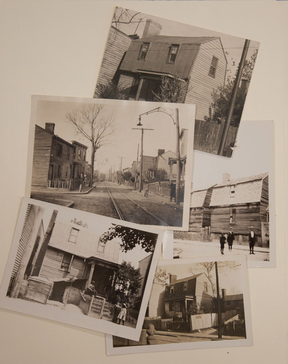 Skipwith-Roper Cottage and Duval Street in Jackson Ward. Images courtesy the Valentine.